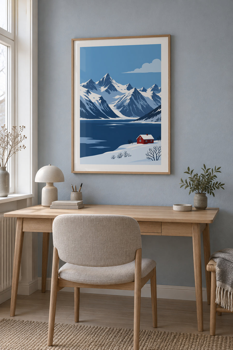 Lyngsalpene – Vinter ved fjorden