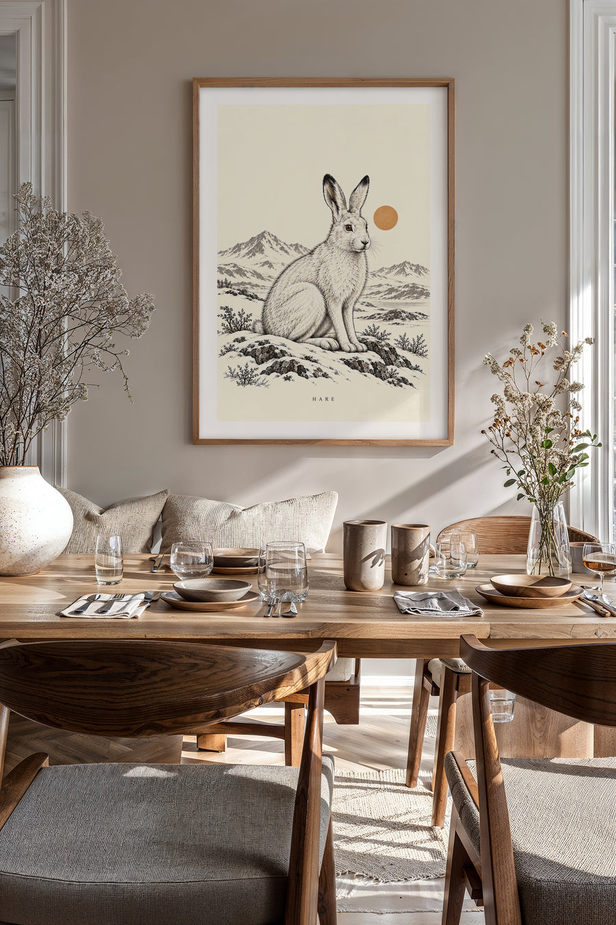 Hare – Stille vinterfjell