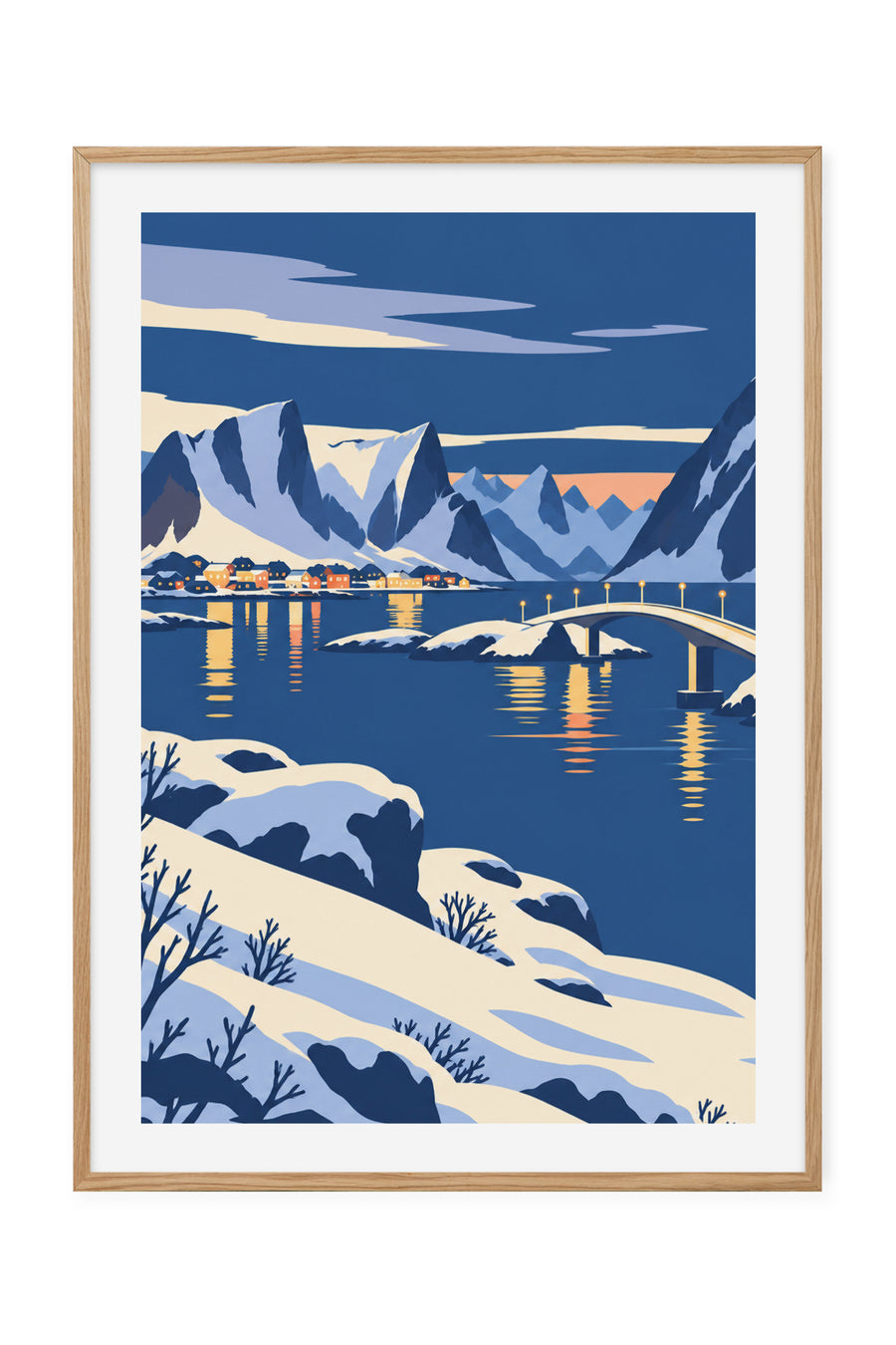 Hamnøy – Rorbuer og fjell – Venstre del