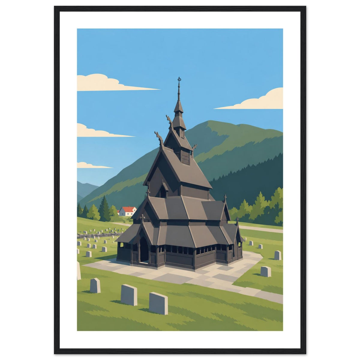 Borgund stavkirke – Tak over tak