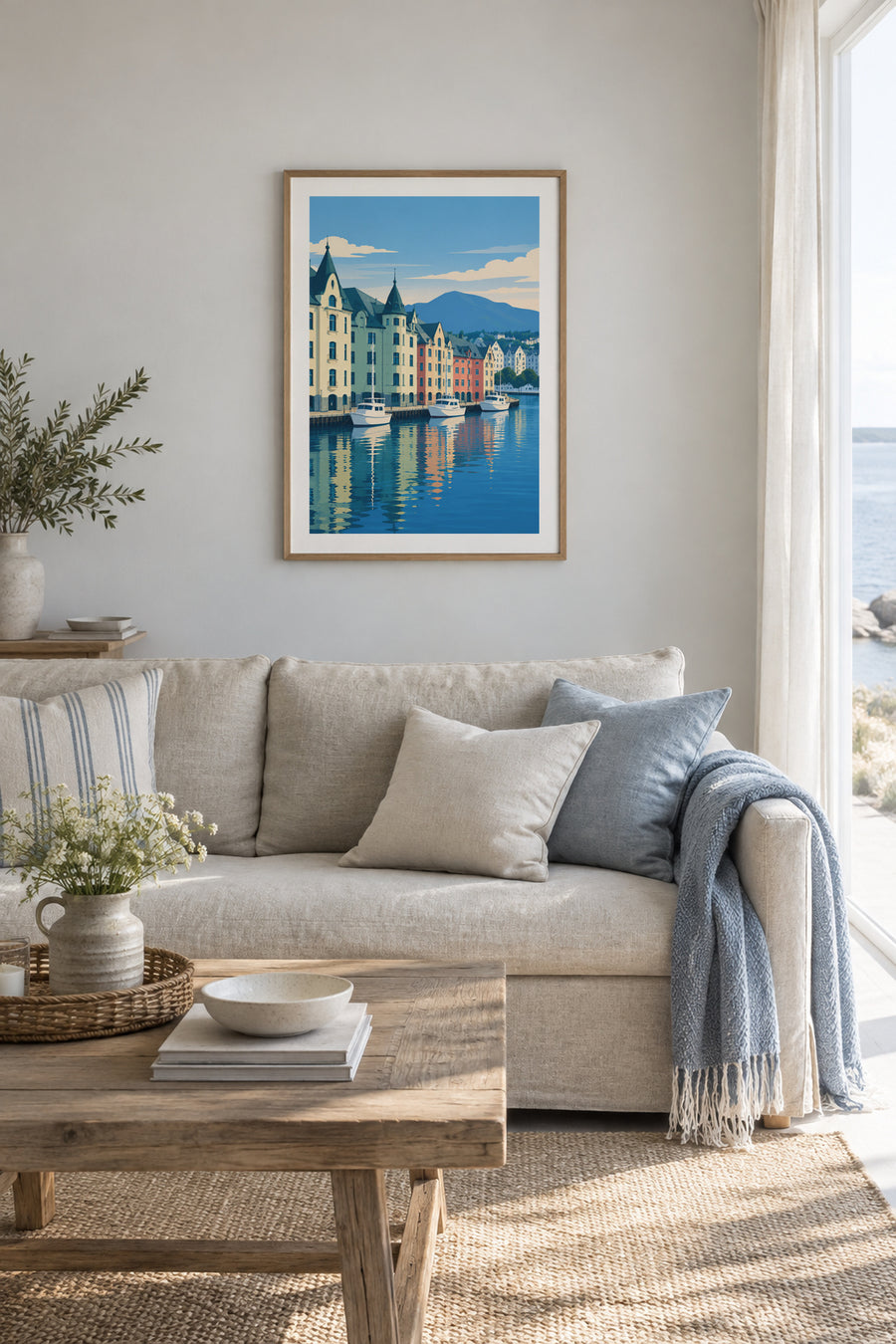 Ålesund – Hus langs sundet