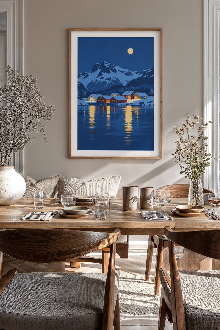 Måneskinn – Vinterlys ved vannet