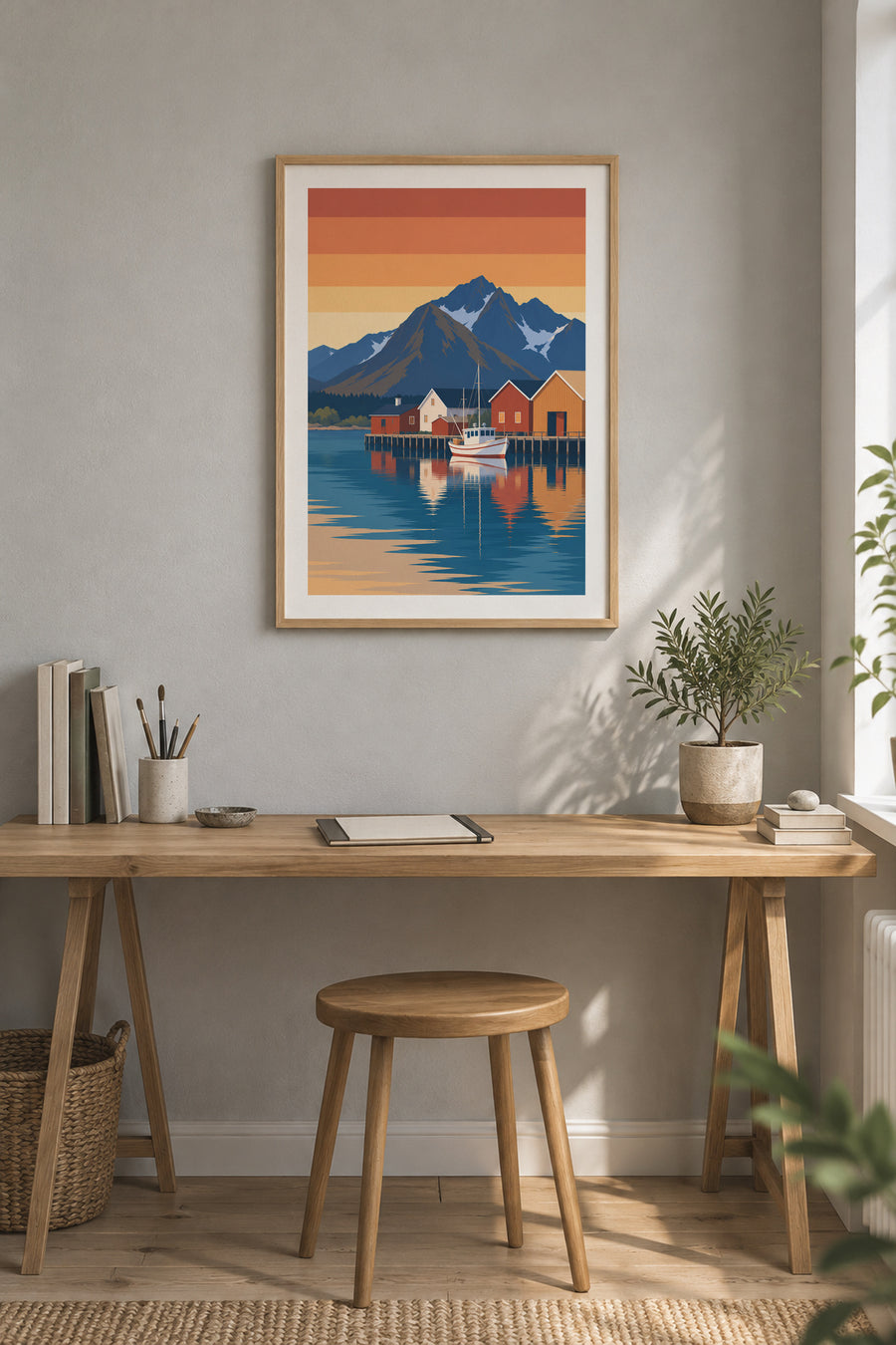 Fjellhavn – Båten ved brygga