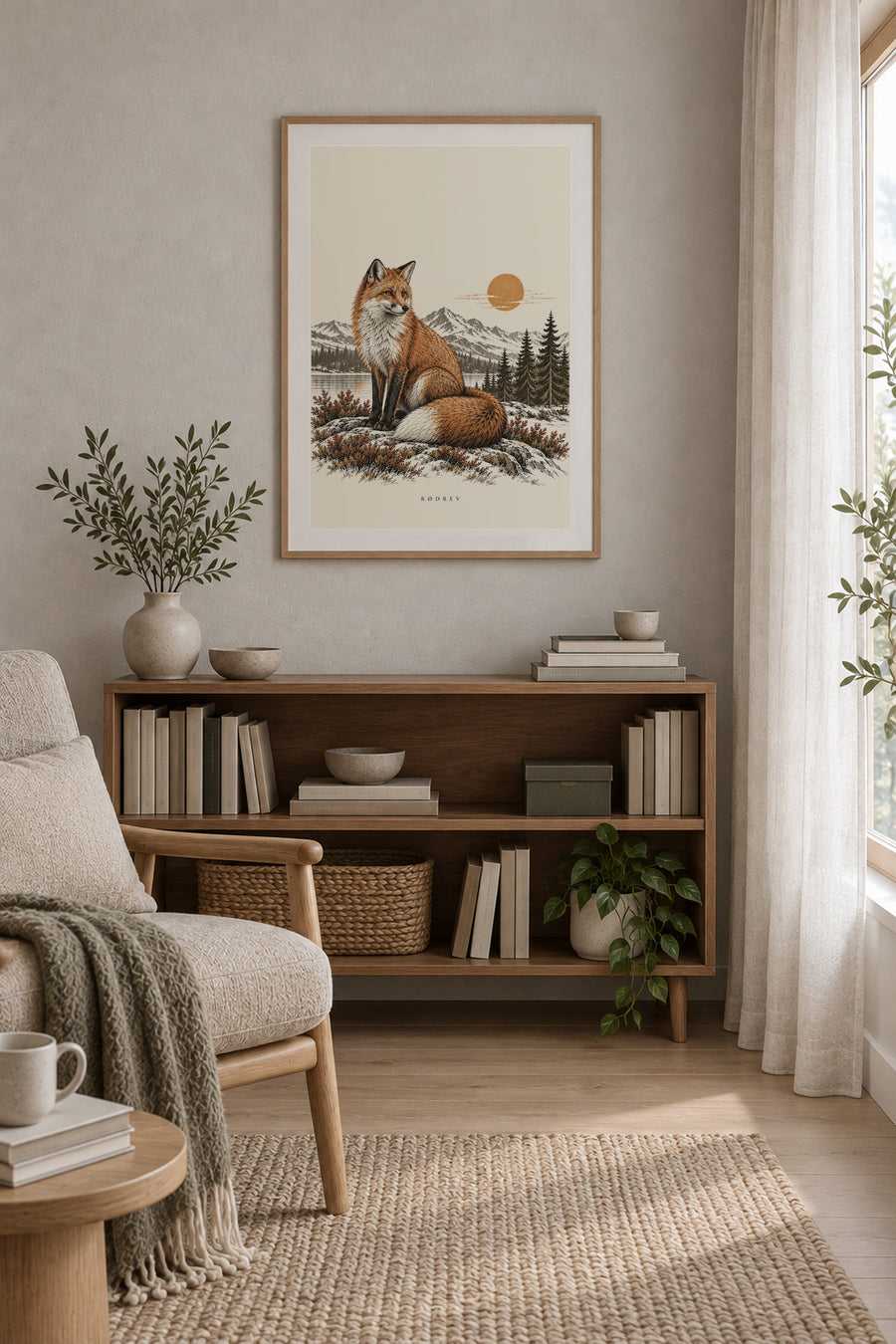 Rødrev – Ved skogens vann