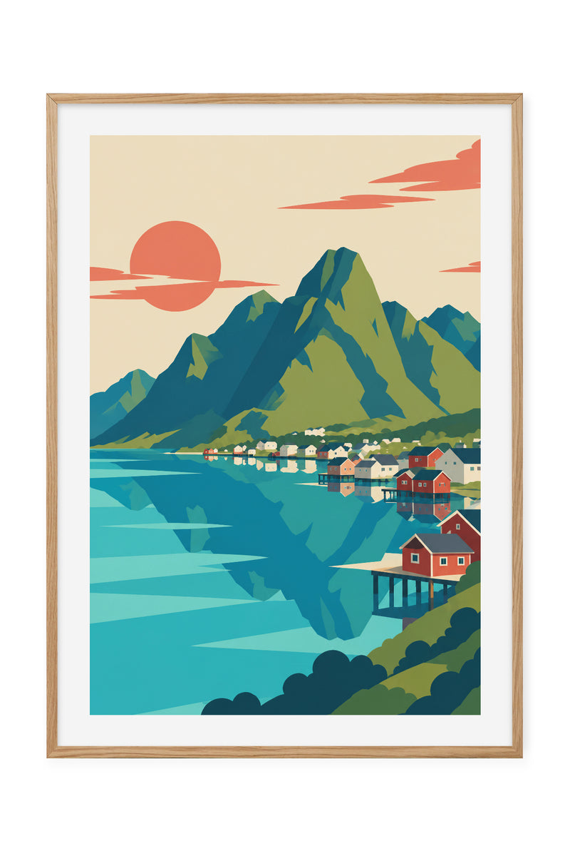 Reine – Rorbuer ved fjorden – Lofoten-serien
