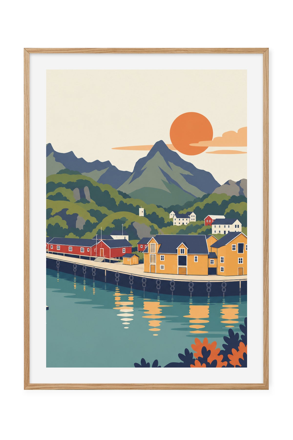 Nusfjord – Fiskeværet ved fjorden – Høyre del