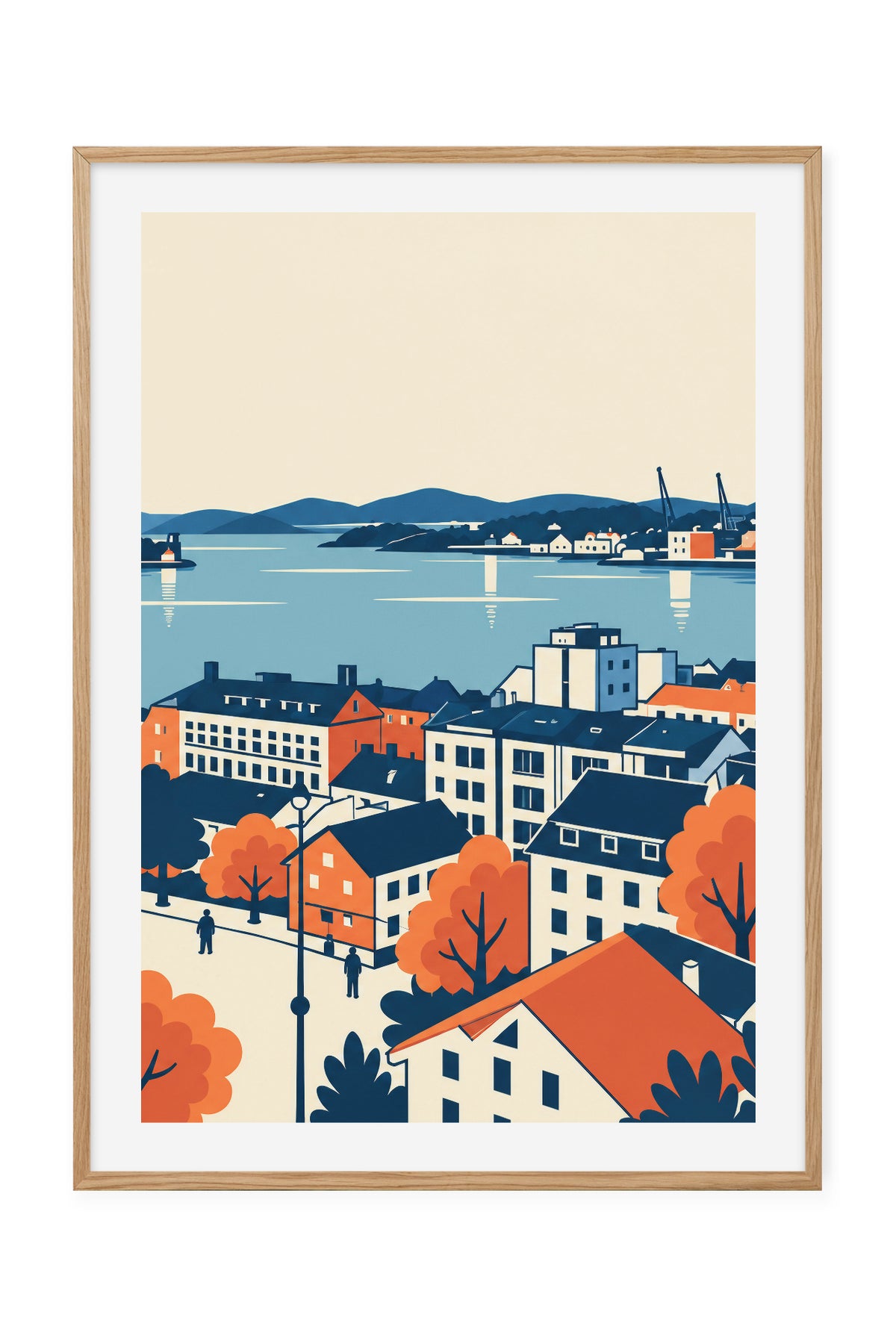 Stavanger – Valbergtårnet og byen – Høyre del
