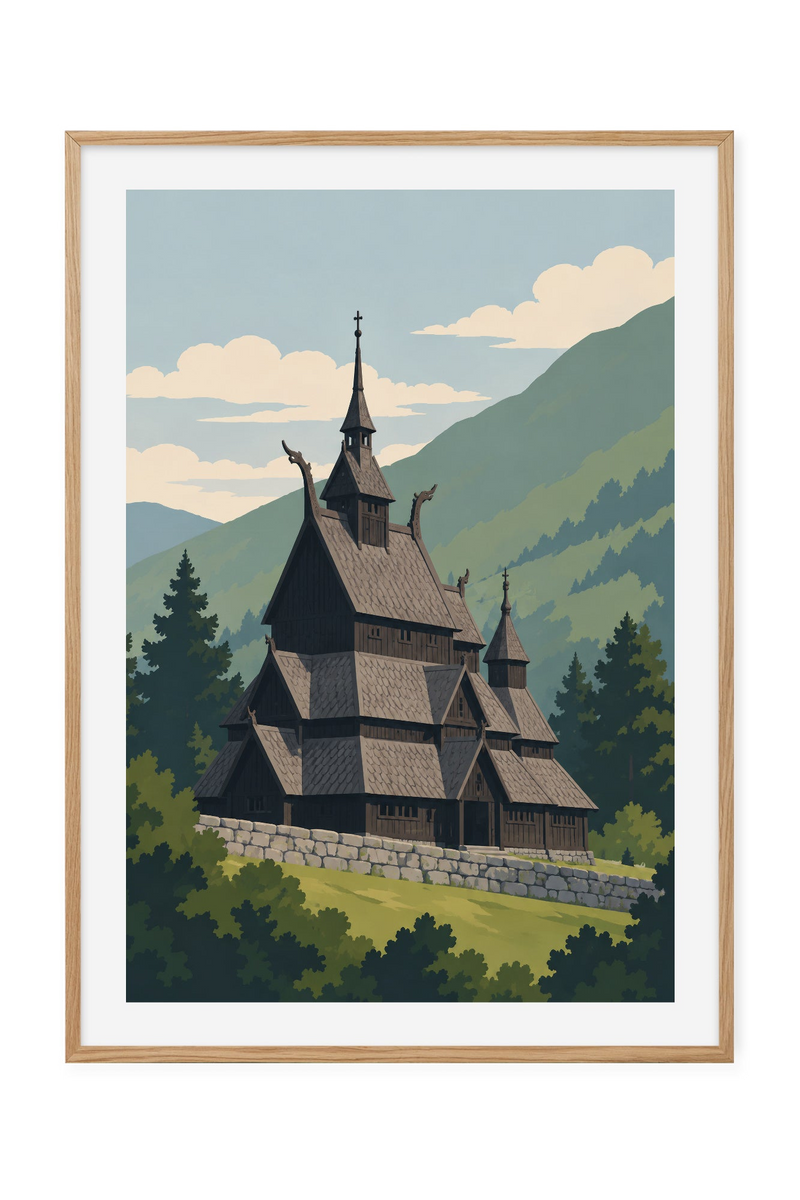 Borgund stavkirke – Mellom grønne fjell