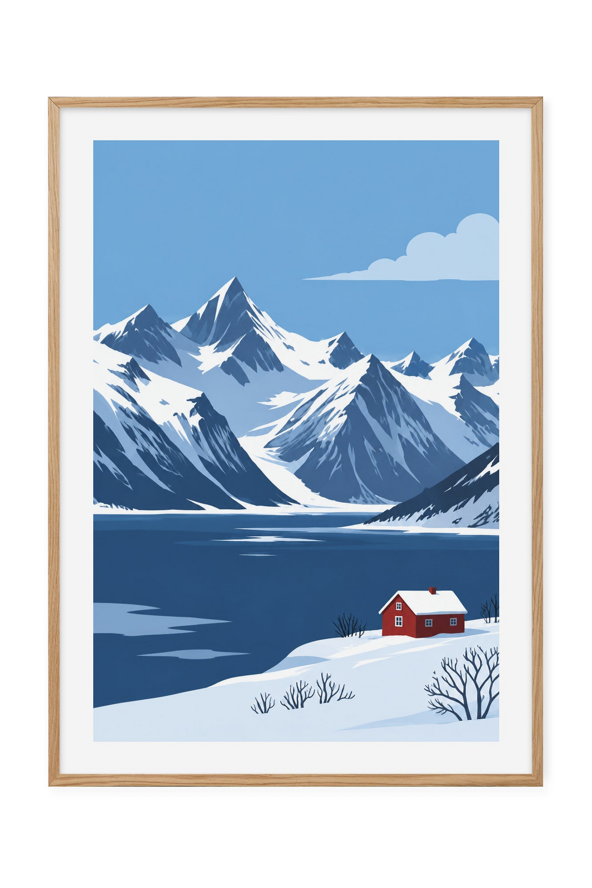 Lyngsalpene – Vinter ved fjorden