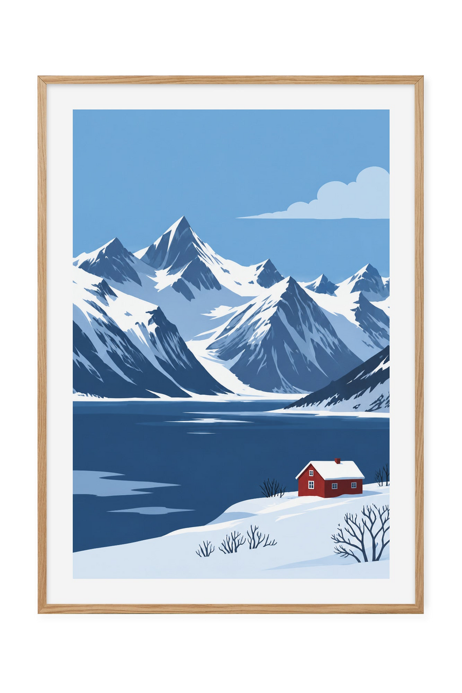Lyngsalpene – Vinter ved fjorden
