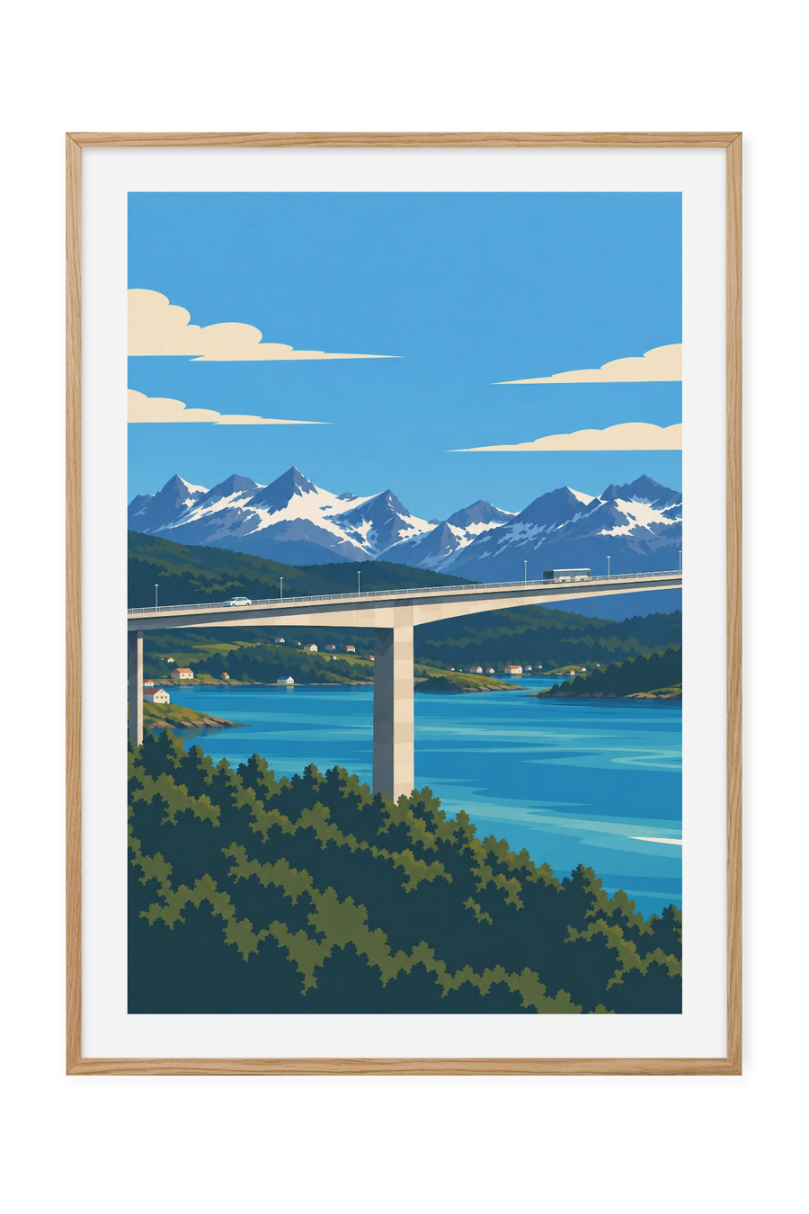 Saltstraumen – Broen og fjellene