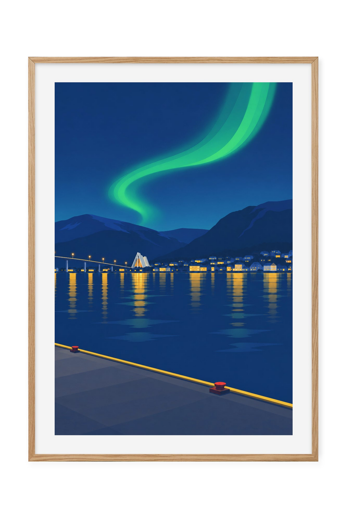 Tromsø – Nordlys fra kaia