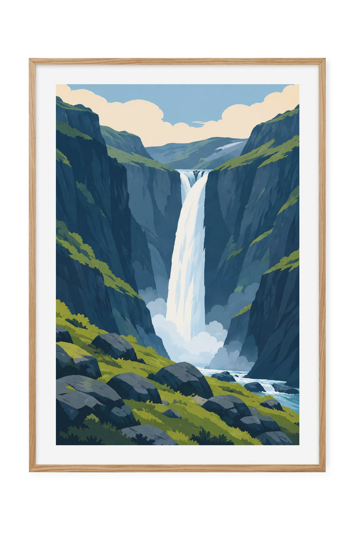 Vøringsfossen – Fossens fall