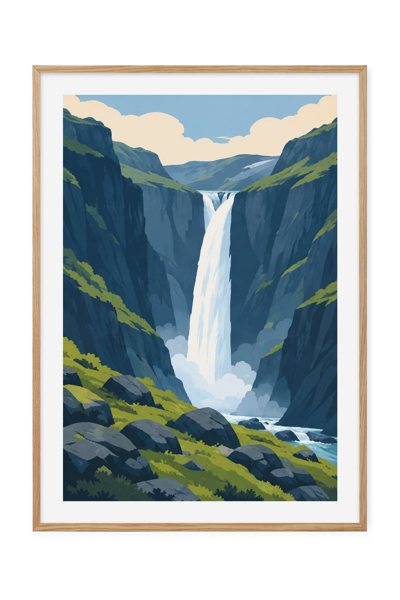 Vøringsfossen – Fossens fall